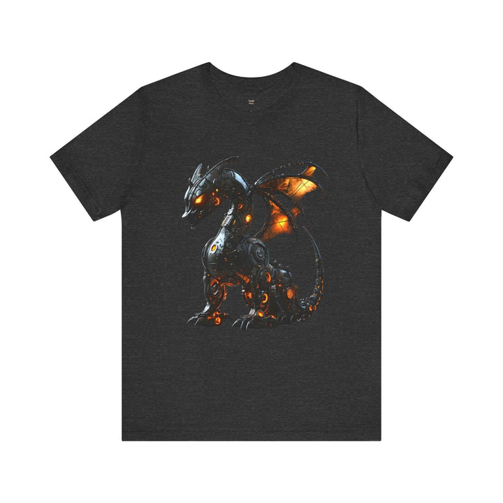 Pokemon Inferno Mecha Dragon T Shirt | Dark Grey Heather