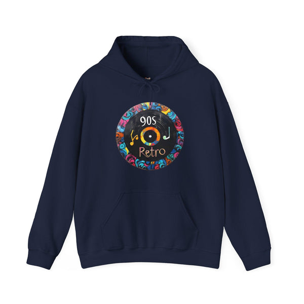 90s Retro Vibes Hoodie | Navy