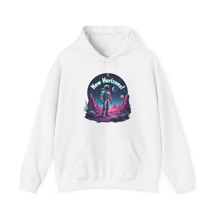 Nasa New Horizons Hoodie | White Twill Tees