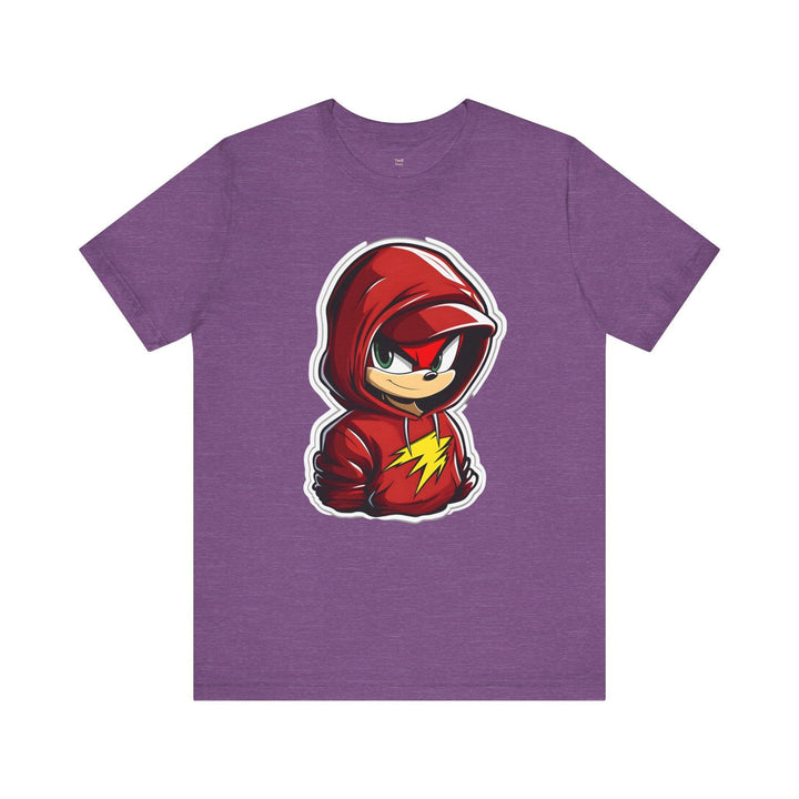 Sonic Street Rebel Knuckles T Shirt | Heather Team Purple