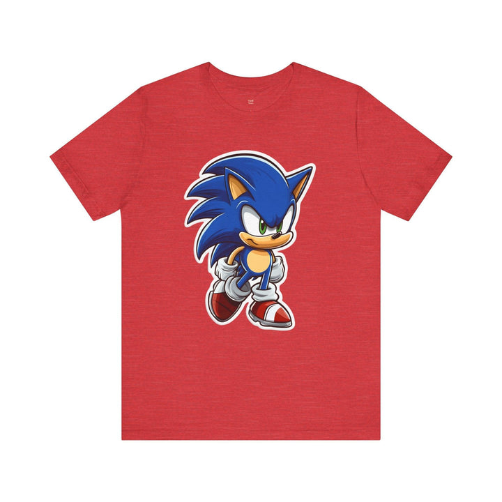 Sonic Classic Streak T Shirt | Heather Red