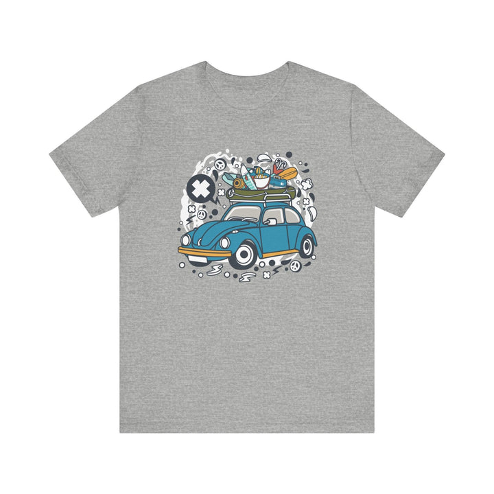 Fishing Road Trip T Shirt | Athletic Heather