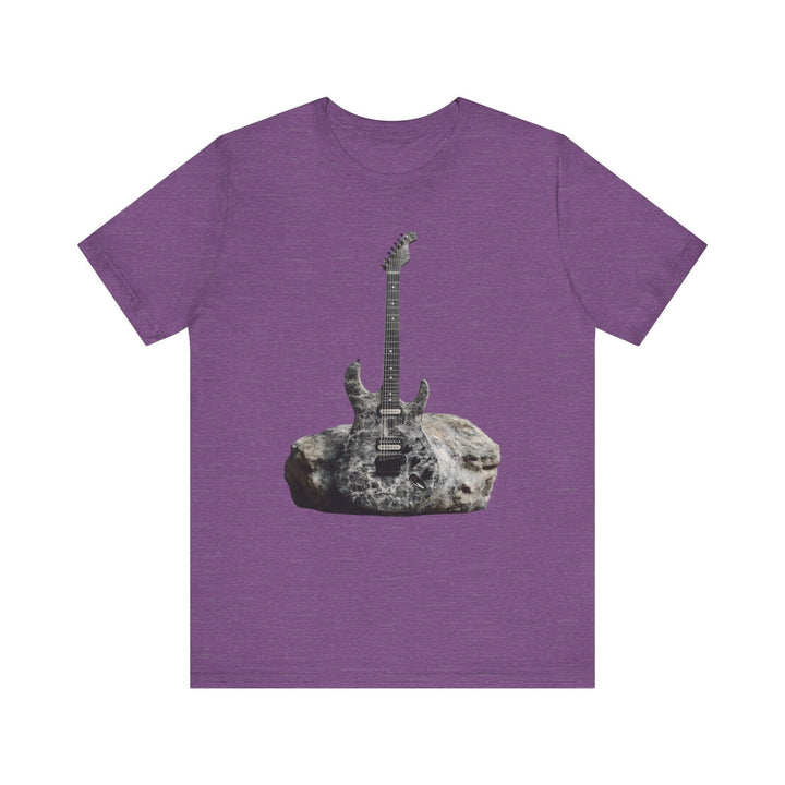 Rock Granite Rocker T Shirt | Heather Team Purple