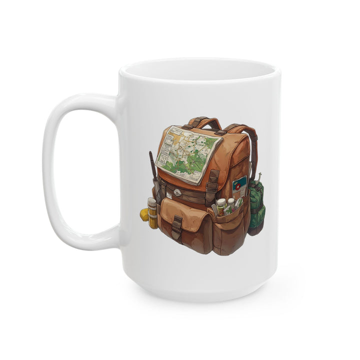 Pokemon Adventure Backpack Mug | 15oz Twill Tees
