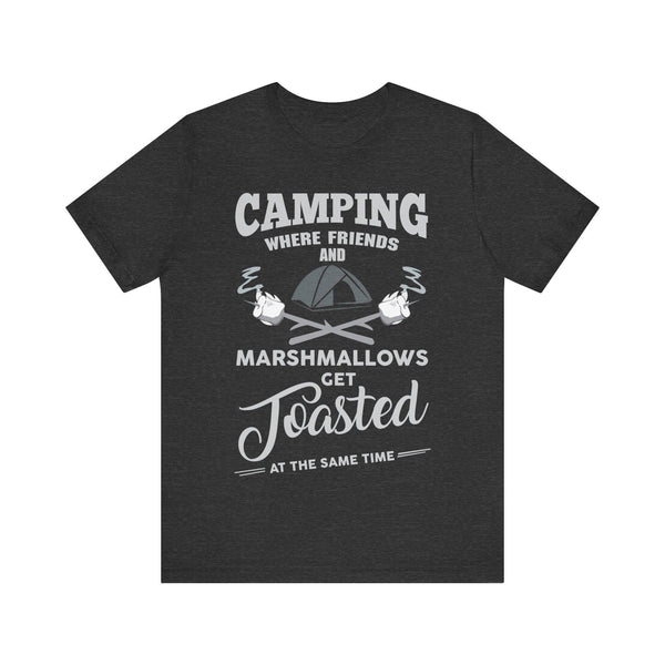 Summer Camp Toasted Marshmallows T Shirt | Dark Grey Heather