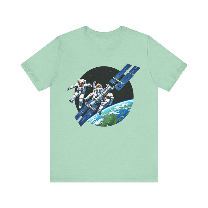 Nasa Spacewalk Adventures T Shirt | Heather Mint