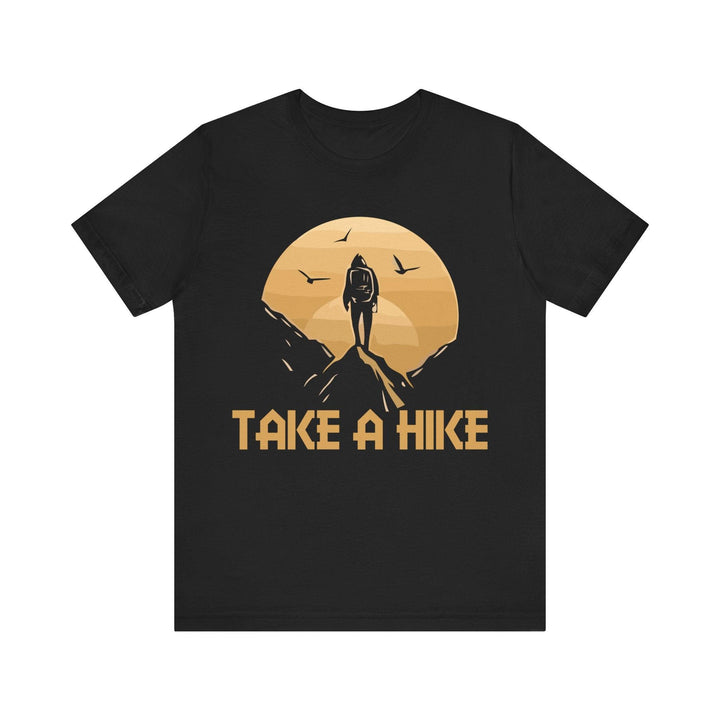 Hiking Sunset T Shirt | Black