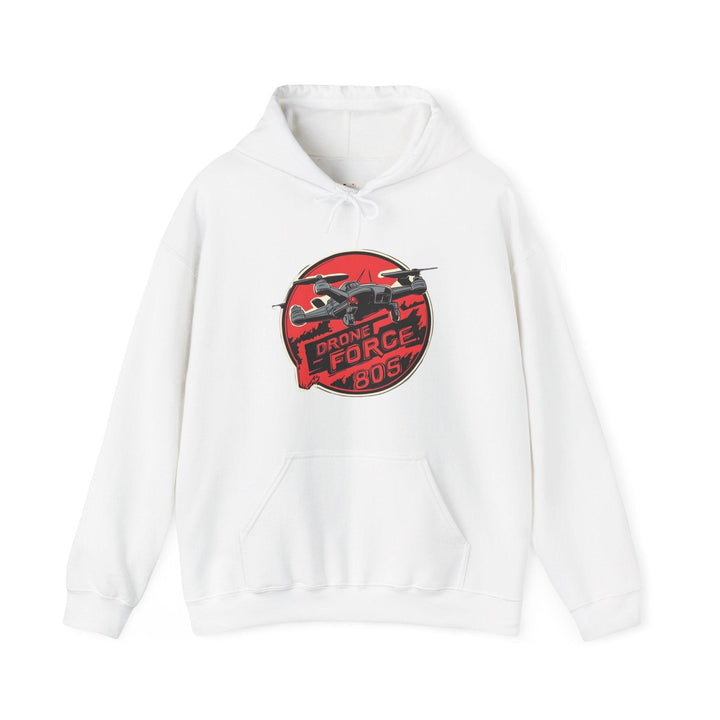 80s Drone Force Hoodie | White