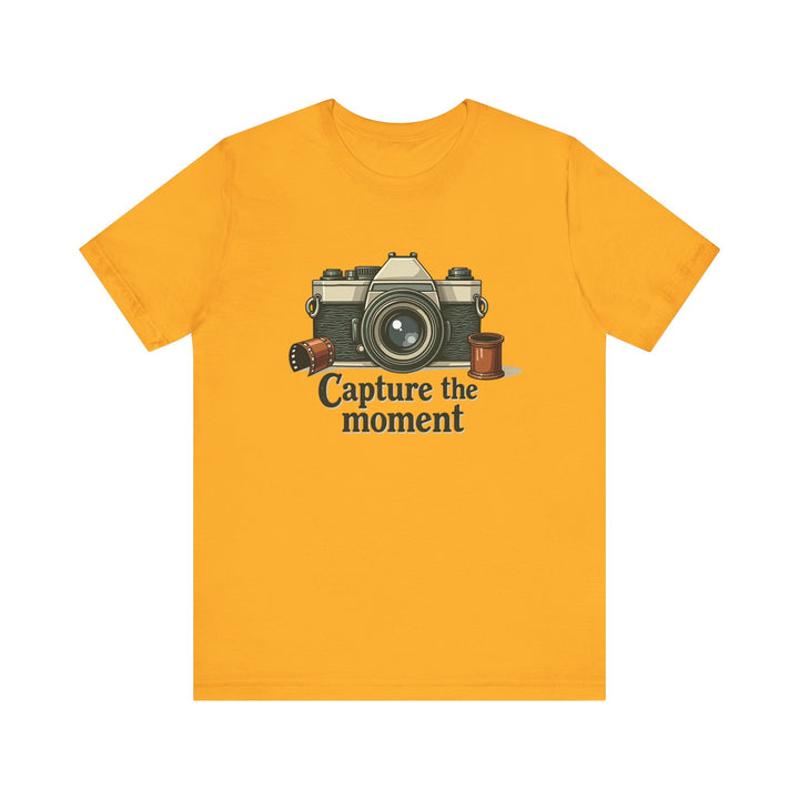Classic Capture The Moment T Shirt | Gold Twill Tees