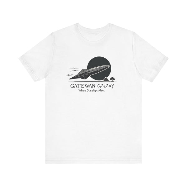 Alien Starship Encounter T Shirt | White