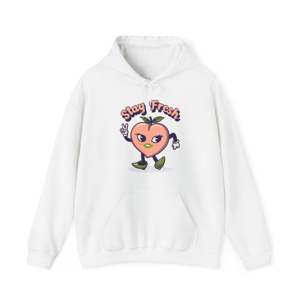 Flower Stay Fresh Hoodie | White