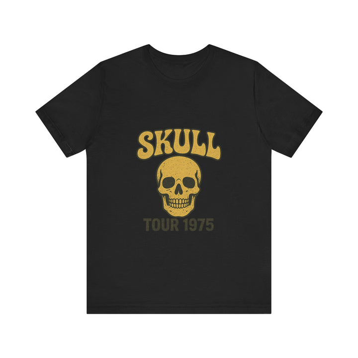 Band 70s Skull Vintage Music T-Shirt | Black Twill Tees