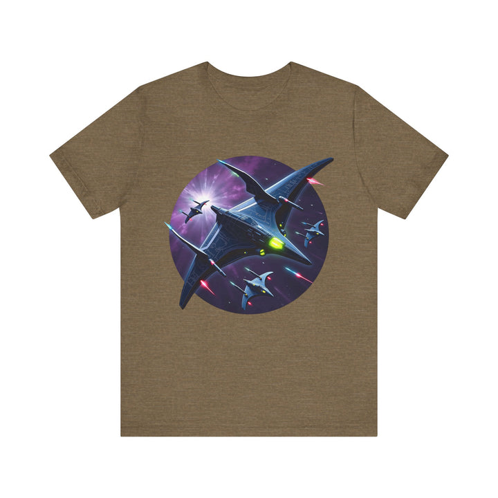 Star Trek Fleet Maneuvers T Shirt | Heather Olive