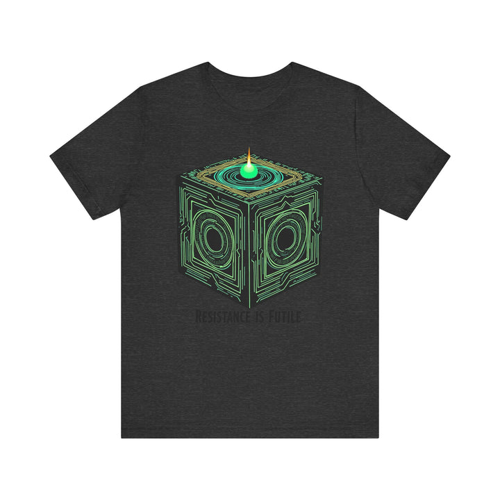 Star Trek Borg Cube T Shirt | Dark Grey Heather