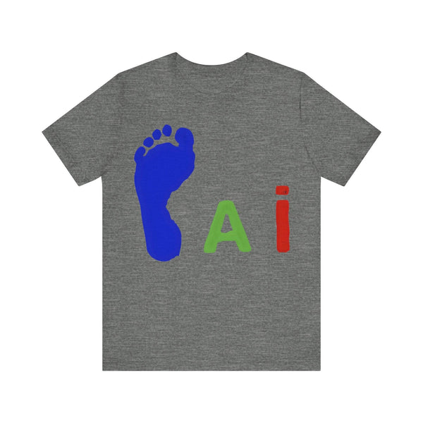 Disney AI Footprint T Shirt | Deep Heather