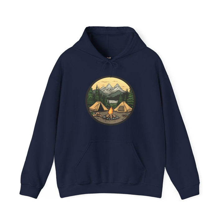 Summer Camp Fire Adventure Hoodie | Navy