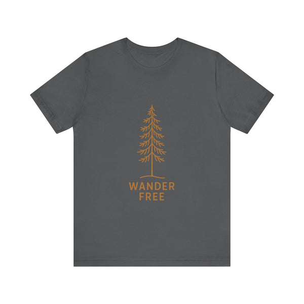 Flower Autumn Pine Wander T-Shirt | Asphalt Twill Tees