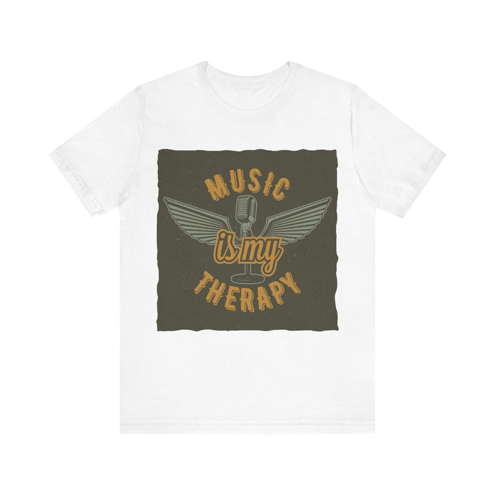 90s Music Therapy T Shirt | White