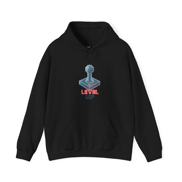 Retro Gaming Pixel Joystick Level Up Hoodie