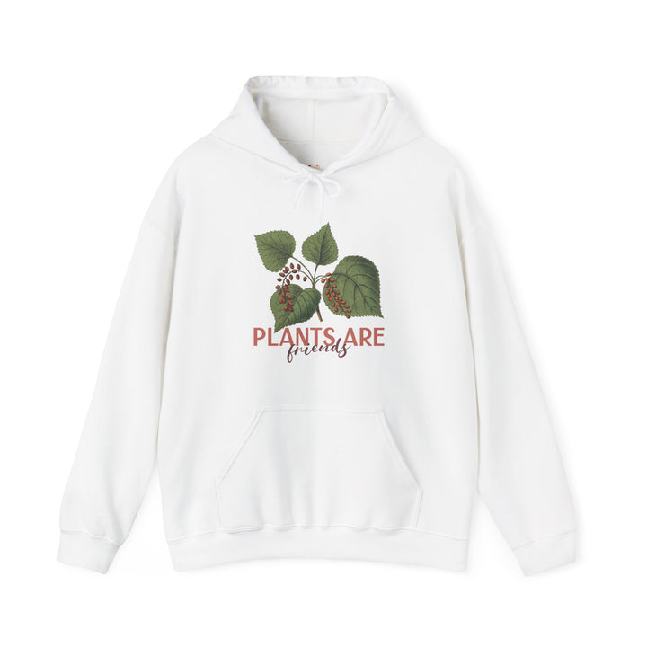 Flower Plants Are Friends Hoodie | White