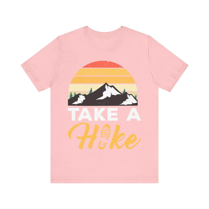 Hiking Take T Shirt | Pink