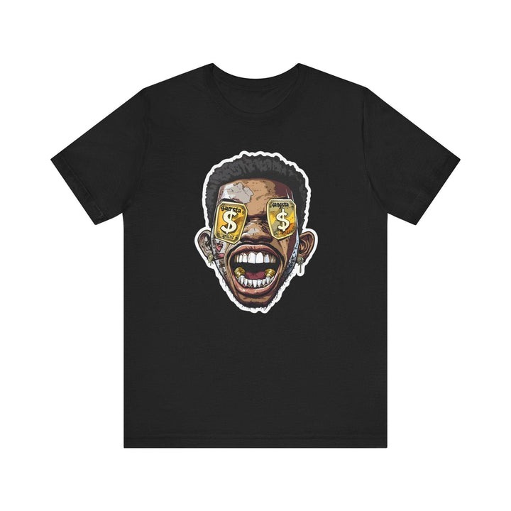 Rapper Gangsta Grin T Shirt | Black