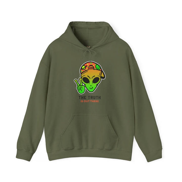 Alien Is Out There Hoodie | Military Green