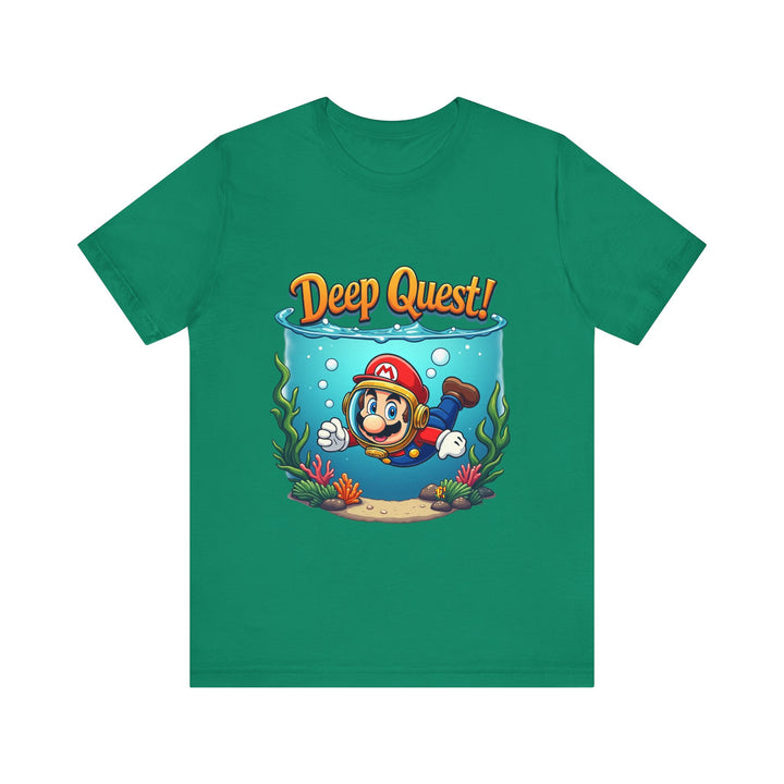 Mario Deep Quest T Shirt | Kelly Twill Tees