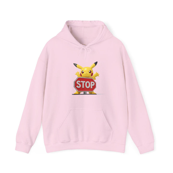 Pokemon Stop and Catch Hoodie | Light Pink