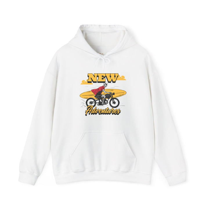 Beach Ride to the Afterlife Hoodie | White