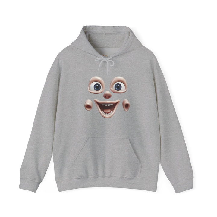 Disney Smiley Face Hoodie | Sport Grey