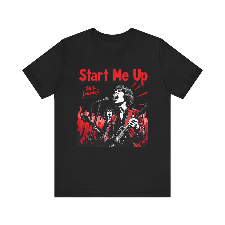 Band Start Me Up T Shirt | Black Twill Tees