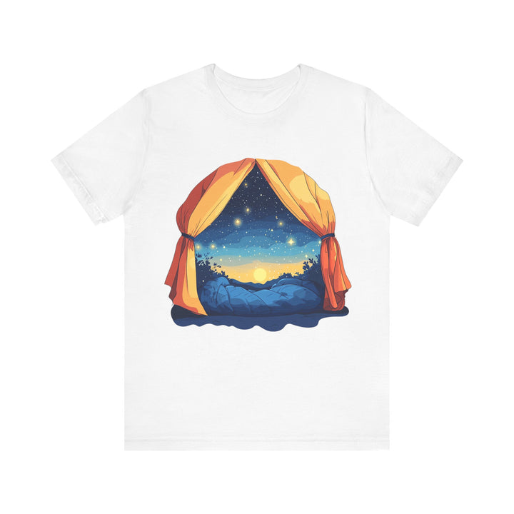 Summer Camp Starry Night T Shirt | White Twill Tees