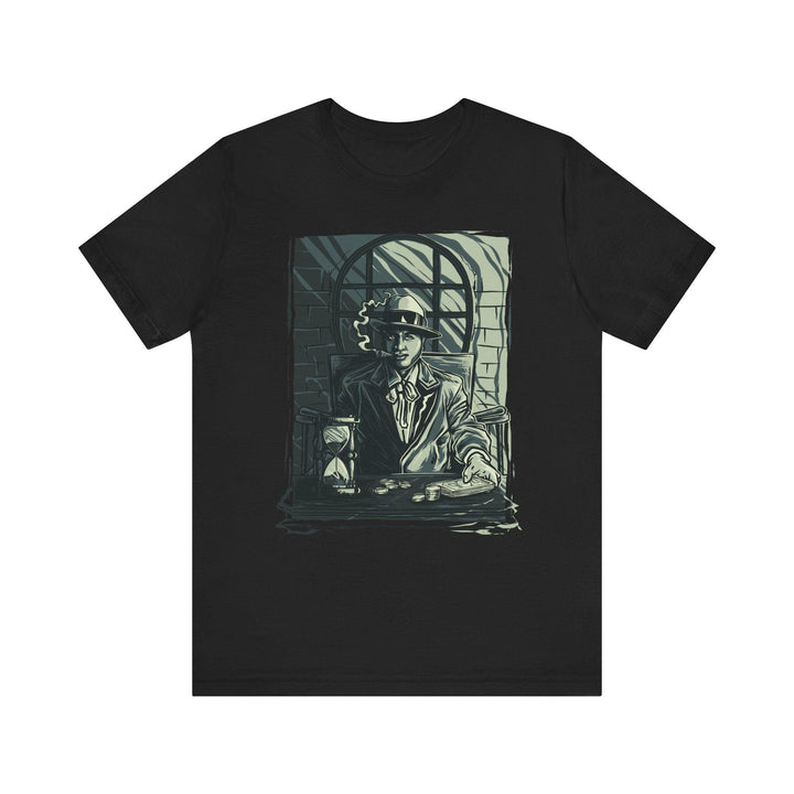 Retro Vintage Gangster Boss T Shirt | Black