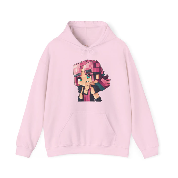 Minecraft Pixel Rebel Hoodie | Light Pink