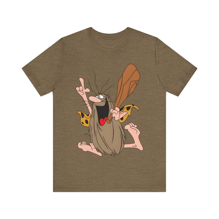 Disney Caveman Classic T Shirt | Heather Olive