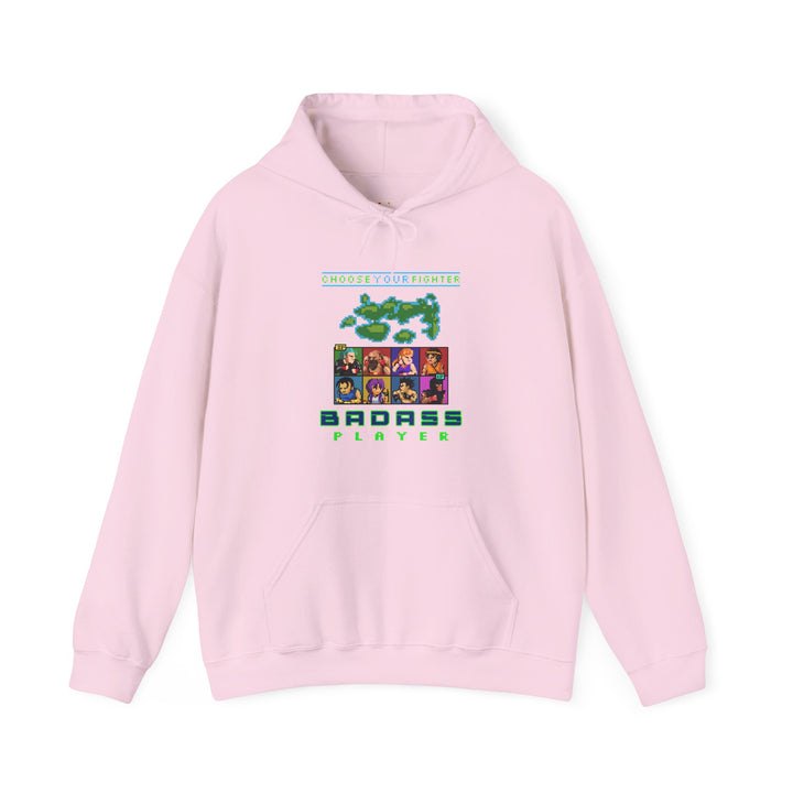 Minecraft Badass Player Hoodie | Light Pink