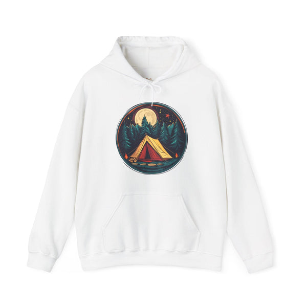 Summer Camp Moonlit Adventure Hoodie | White