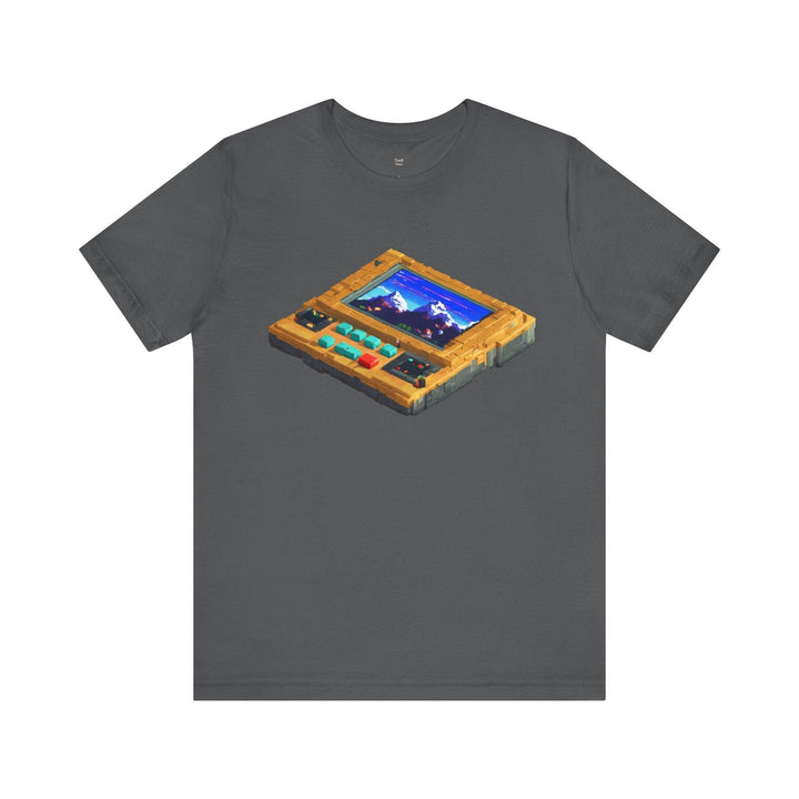 Retro Gaming Pixel Journey T Shirt | Asphalt