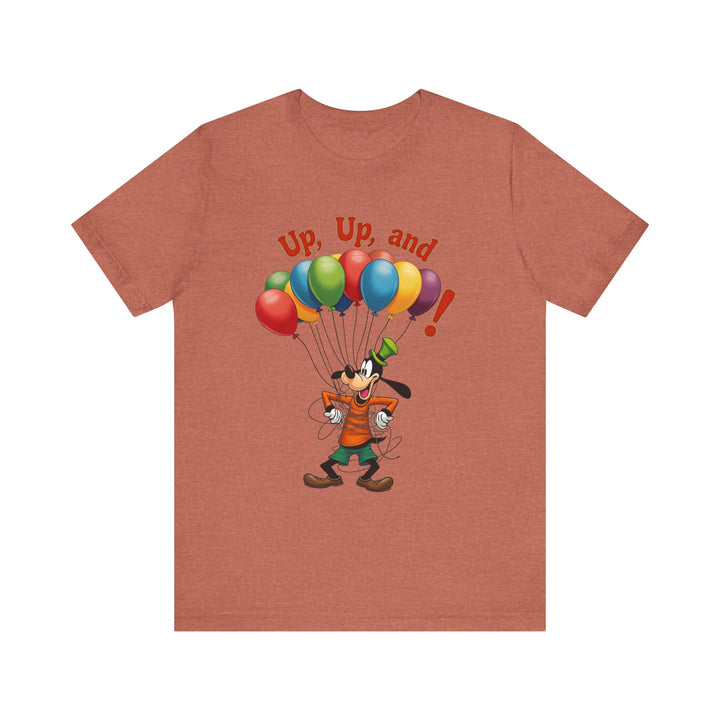 Disney Up Up And Away T Shirt | Heather Clay