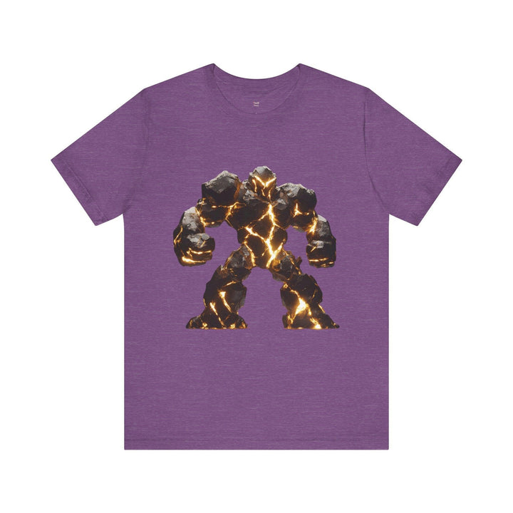 Pokemon Molten Golem T Shirt | Heather Team Purple