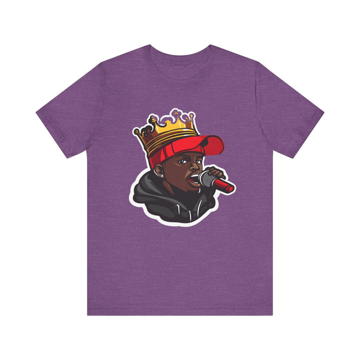 Rapper Royalty T Shirt | Heather Team Purple