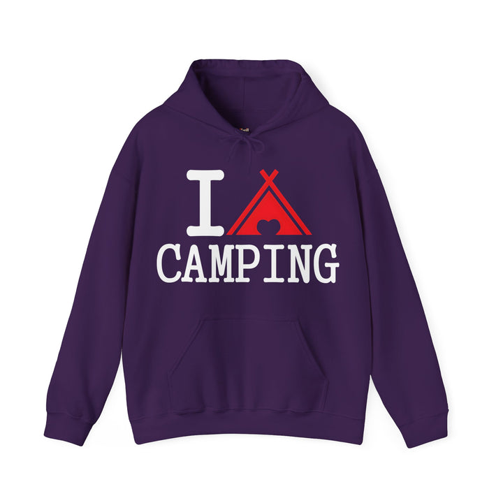 Summer Camp I Love Hoodie | Purple