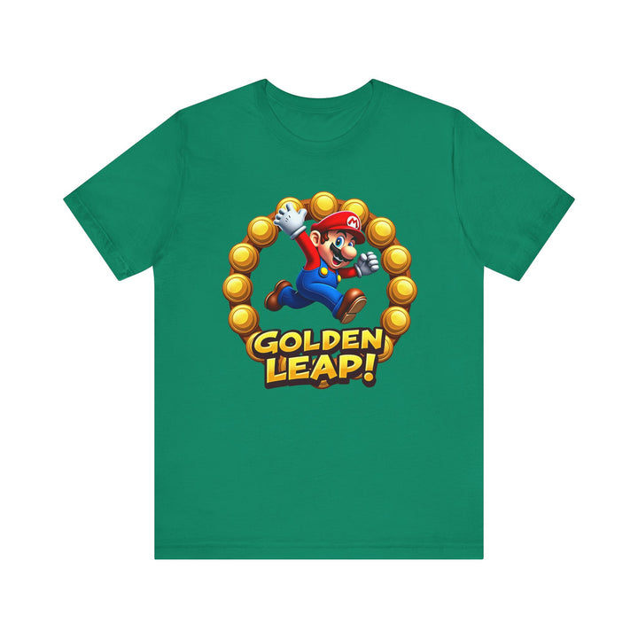 Mario Golden Leap T Shirt | Kelly Twill Tees