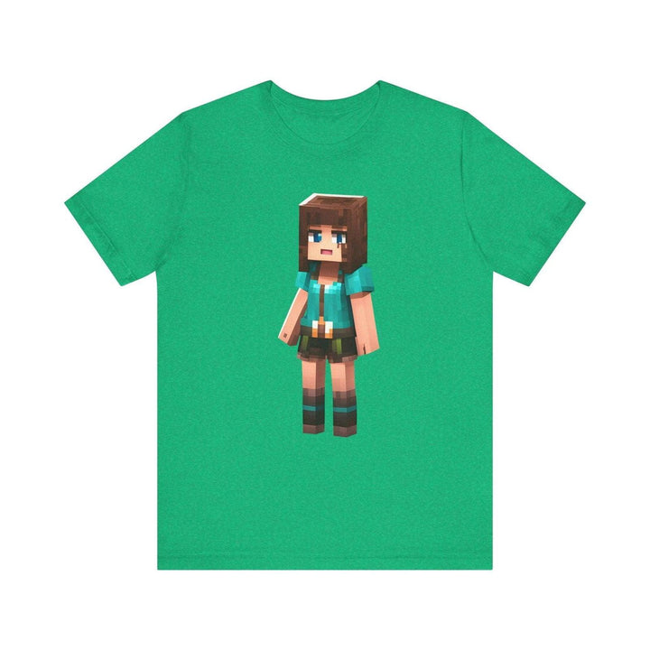 Minecraft Adventure Block Heroine T Shirt | Heather Kelly