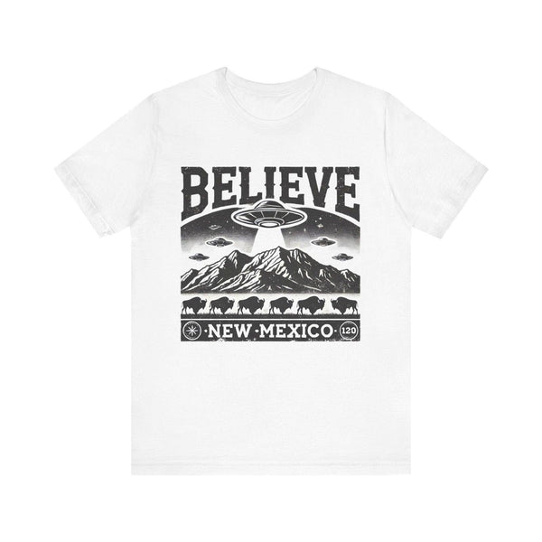 Alien Mountain Encounter T Shirt | White