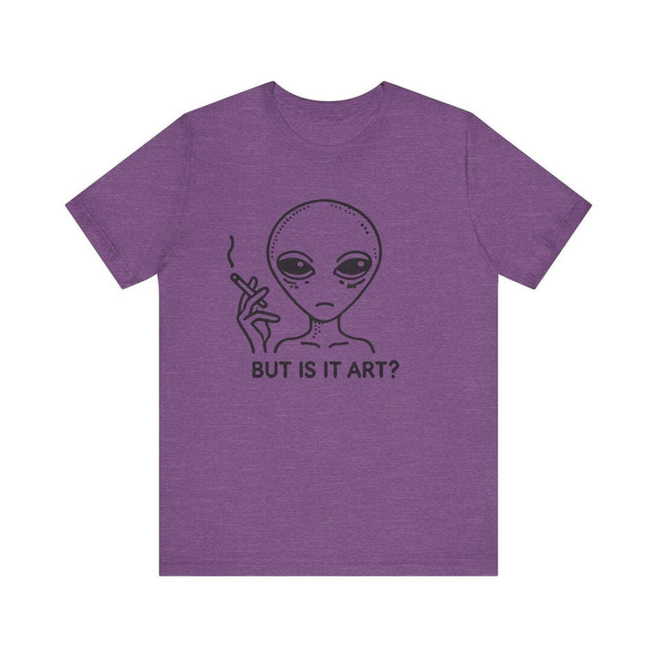 Alien Philosophy T Shirt | Heather Team Purple