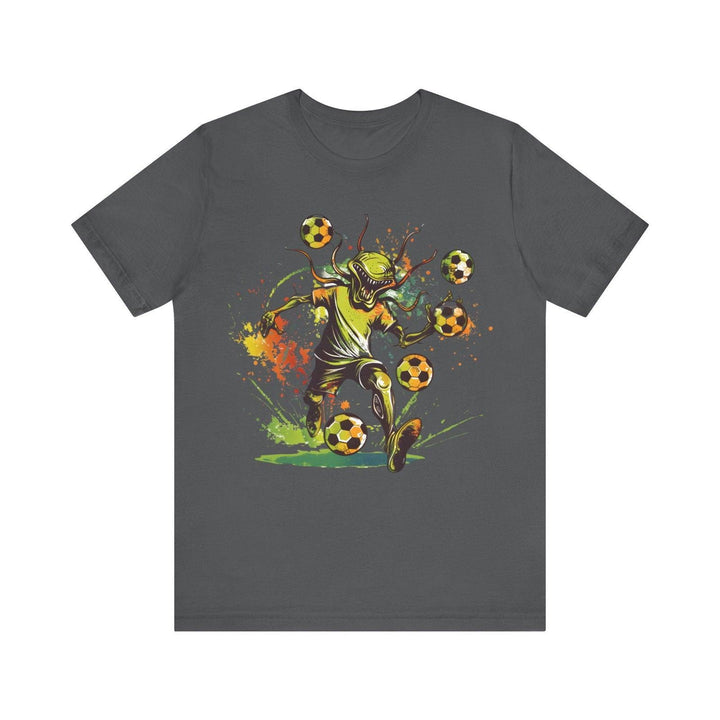 Alien Soccer Champ T Shirt | Asphalt