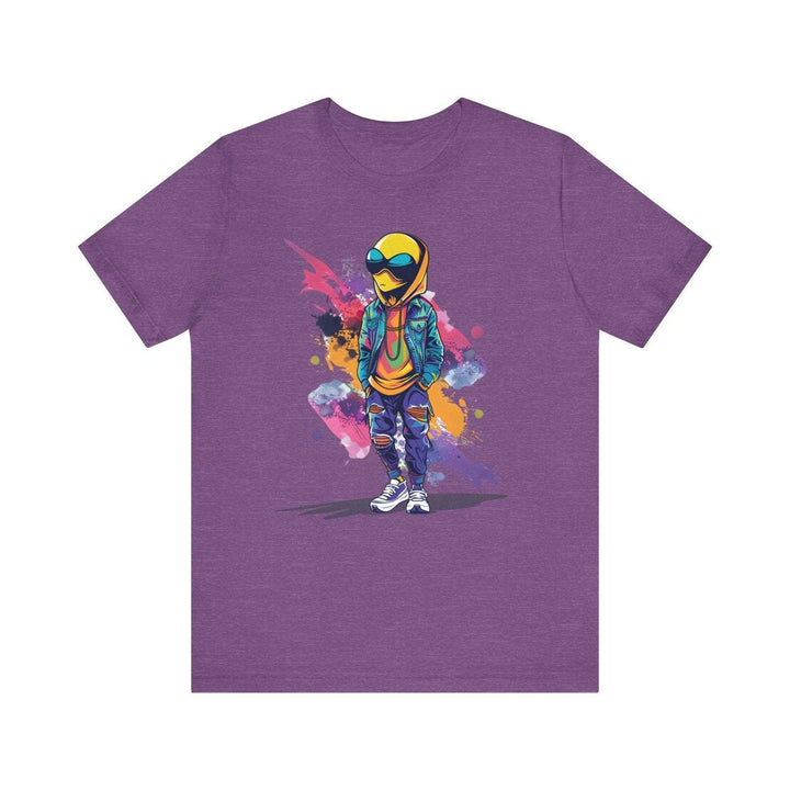 Alien Street Style T Shirt | Heather Team Purple