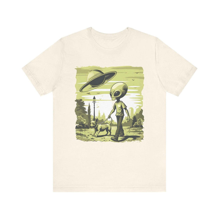 Alien Walks T Shirt | Natural